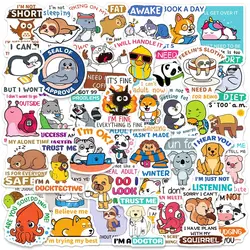 200Pcs Waterproof Funny Quote Stickers Pack - Cool Accessories for Water Bottles, Phones, Laptops, and Cars (200PCS - B)