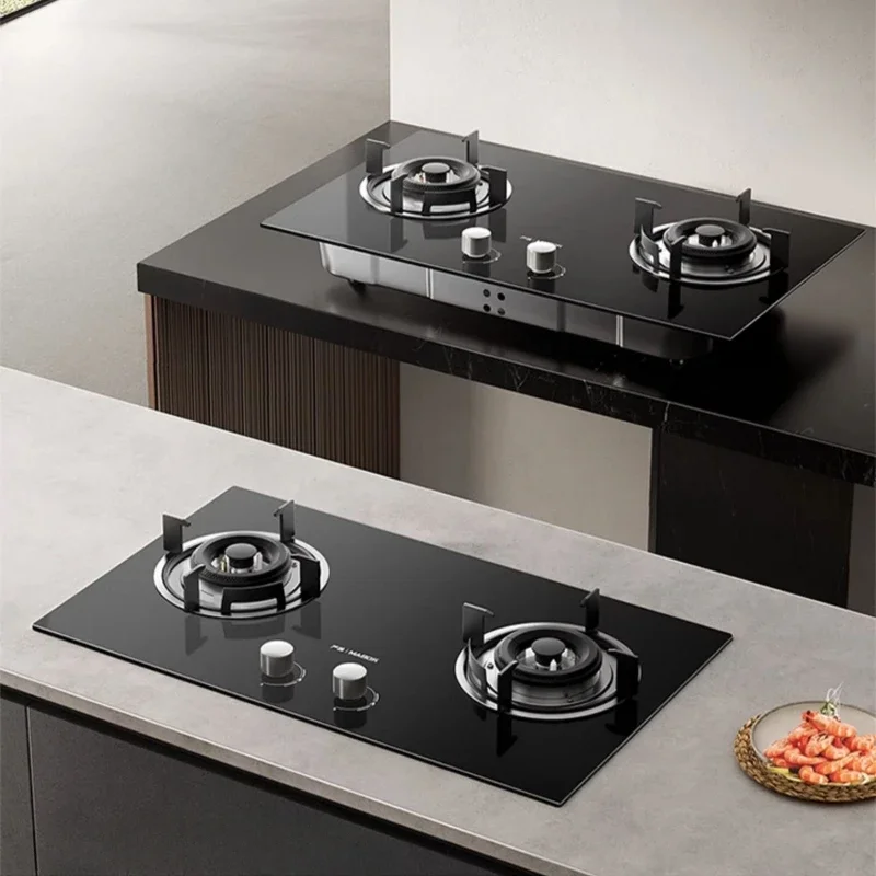 Natural Gas Stove Household Double Stove Estufas De Gas Para Casa Cooktop Fogao Cooktop Газовая Плита Для Кухни