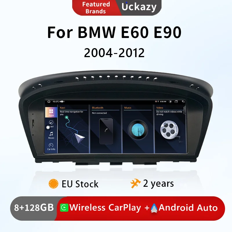 8 Core Android 12 AutoRadio For BMW Series 5/3 E60 E61 E62 E63 E90 E91 Multimedia Screen CICCCC GPS Navigation Head Unit Carplay