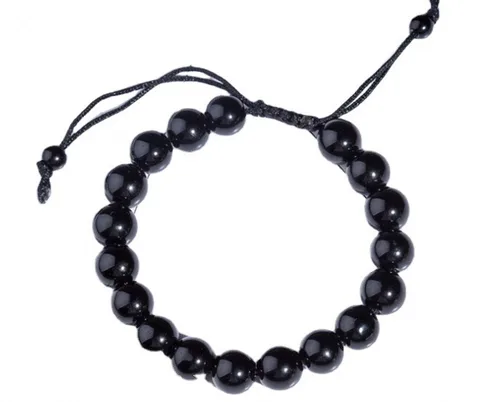 Obsidian Stone Bracelets  Magnet Tiger Eye Beads Wrist Chain Slimming Bracelet Healthy Weight Loss Jewelry Women Men