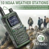 1/2X Baofeng UV-17R Walkie Talkie Tri Band Wireless Copy Frequency 999CH NOAA Long Range Type-C UV 5R UV-17 PRO V2 Two Way Radio 4