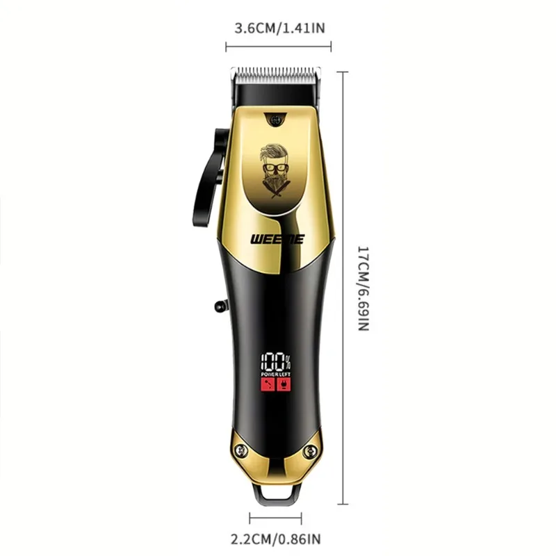 Vintage T9 Machine Electric Professional Hair Clippers Beard Clipper Rechargeable Men's Shaver Hair Trimmer Kit Boyfriend Gift