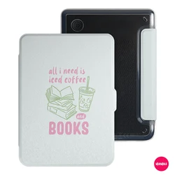 Hand - Drawn Art Style Magnetic Detachable Case with Auto Sleep/Wake Feature - Kobo Clara Colour (M38)