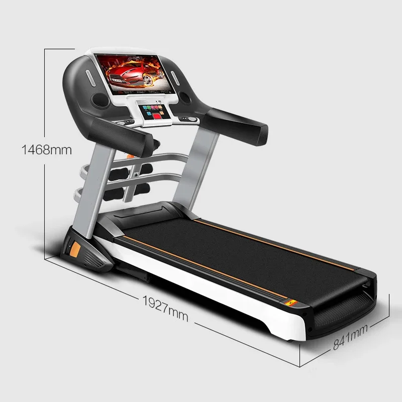 Household Electric A5 Treadmill Multifunctional Walking Machine Weight Loss Folding Ultra-quiet Walking Gym Large Treadmill XB