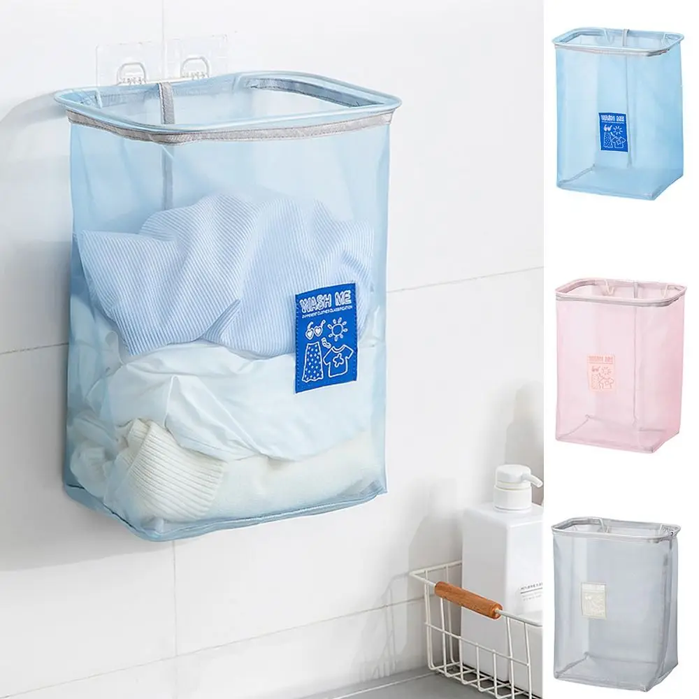 

Складная корзина для хранения одежды с нейлоновой сеткой