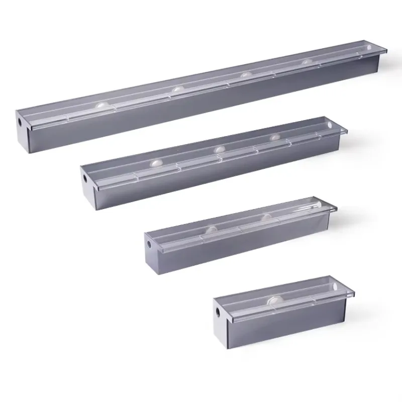 아크릴 시어 디센트 워터폴 월 분수 LED 라이트 워터 블레이드 캐스케이드 수영장 스파 정원 조경 디자인용