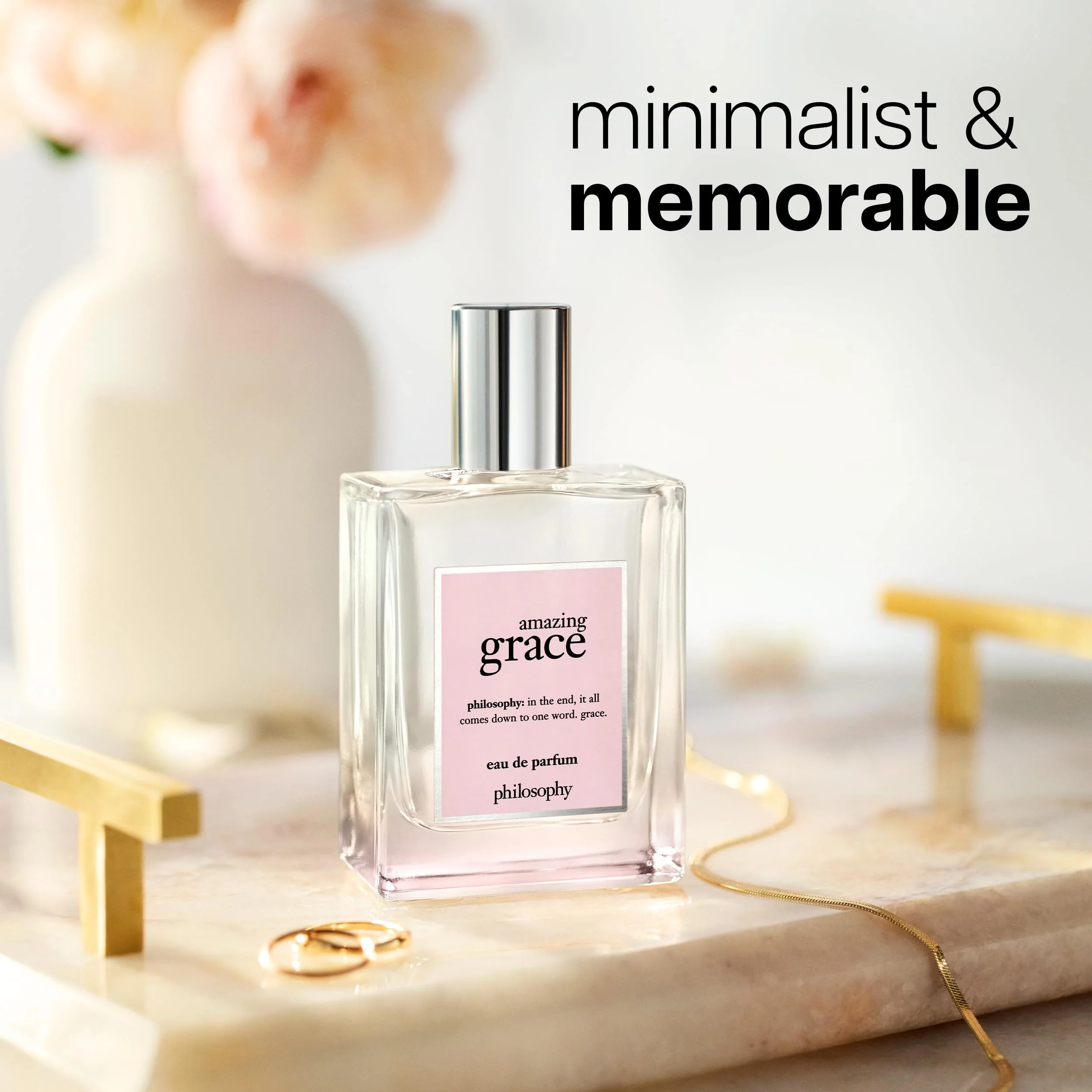 Perfume Original Philosophy Amazing Grace Eau de Parfum 60ml - Fragrância Floral Desabrochando - Perfume de Alta Qualidade - Perfume Oriental - Colônia_voghion.com