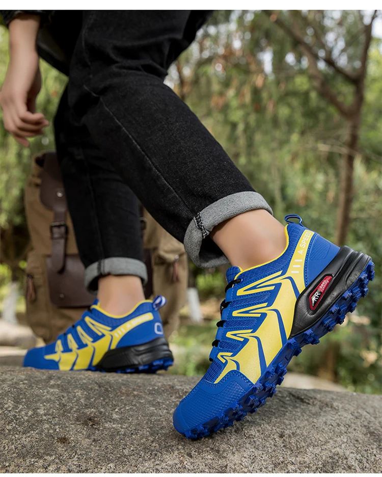 Herren Outdoor Radfahren Sportschuhe Wasserdicht rutschfeste Outdoor Sportschuhe Outdoor Wandern Camping Schuhe Taktische Trainingsschuhe – Detail 16