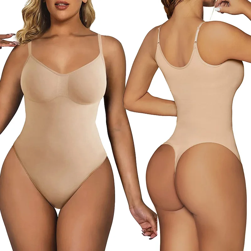 

Sewing Full Body Shaping Bodysuit Abdomen Shrinking And Hip Lifting Large G-String Pants Sling Bodysuit For Women Party Clothes