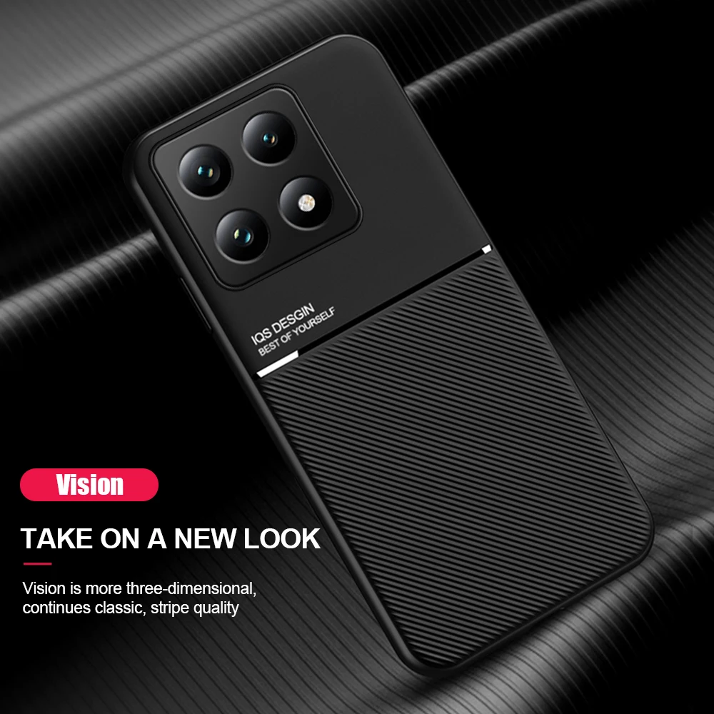 Magnetic Leather Case For Xiaomi 14T Pro 5G TPU Soft Frame Camera Protect Fundas on Xiaomi14T Mi 14 T T14 14TPro Xiomi Mi14T 5G 2