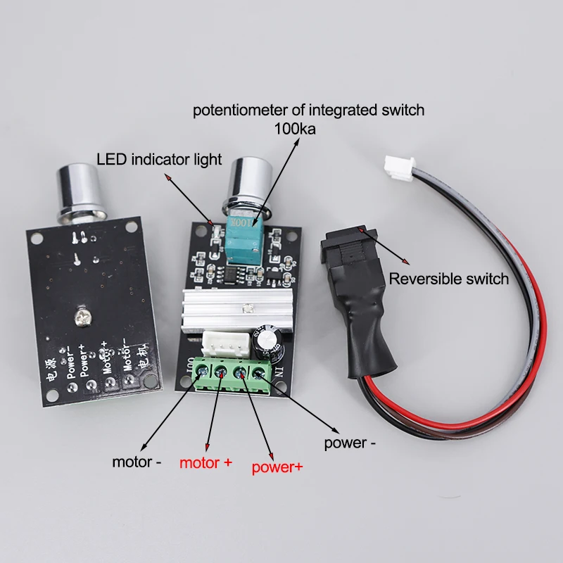 1PCS DC 6/12/24/28V 3A 80W DC 모터 속도 컨트롤러 PWM 속도 조절 가능 가역 스위치 1203BB DC 모터 드라이버 반전