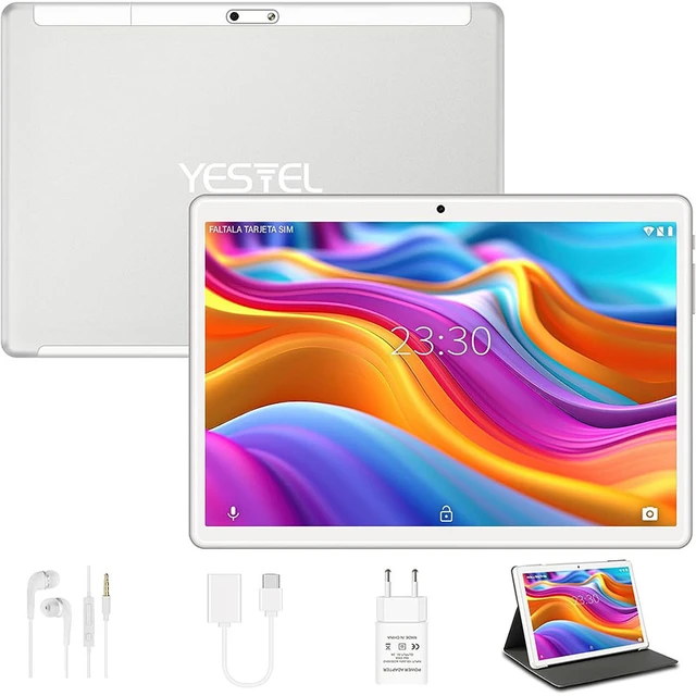 Tablette Tactile 10 Pouces 4Go RAM 64Go ROM avec Wi-FI,YESTEL X7