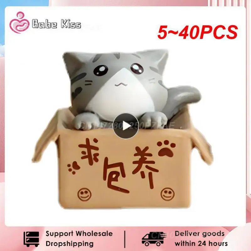 

5-40 шт., фигурка кошки и котенка из мультфильма