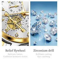 OLEVS Quartz Couple montre marque de luxe étanche Phase lunaire Code de synchronisation montre élégant et romantique amoureux son Couple montre 5