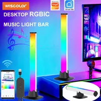 Music LED Light Bar RGBIC Desktop Strip Light APP Control USB 1
