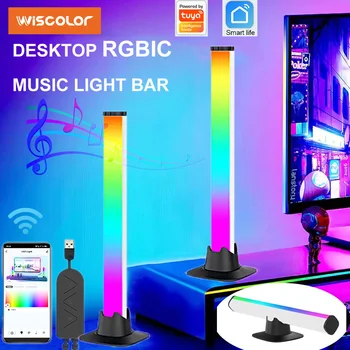 Music LED Light Bar RGBIC Desktop Strip Light APP Control USB 1