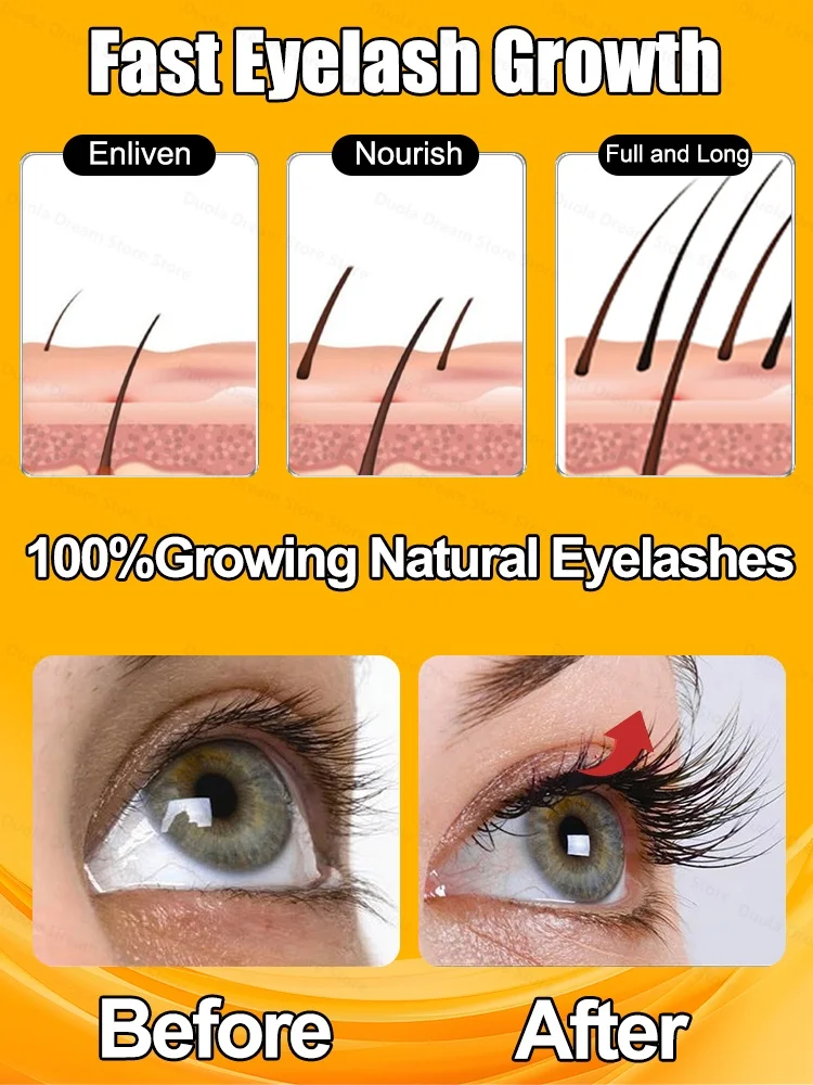 15mm Natural Fast Eyelash Growth Serum Women Lash Lift Kit Lengthening Thicken Eyebrow Growth Serum Beauty Makeup Products 3Days eyelash growth serum