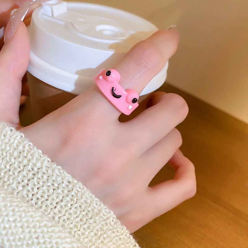 animal rings cute frog ring