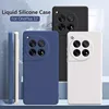 For OnePlus 12 Case ShockProof Liquid Silicone Soft Cover On For One Plus 12 OnePlus12 5G Phone Case Coque Fundas 1