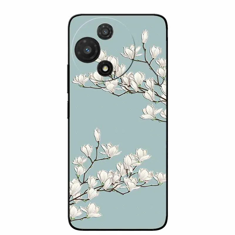 3D Cartoon Embossed Retro Silicone Case with Anime Bumper