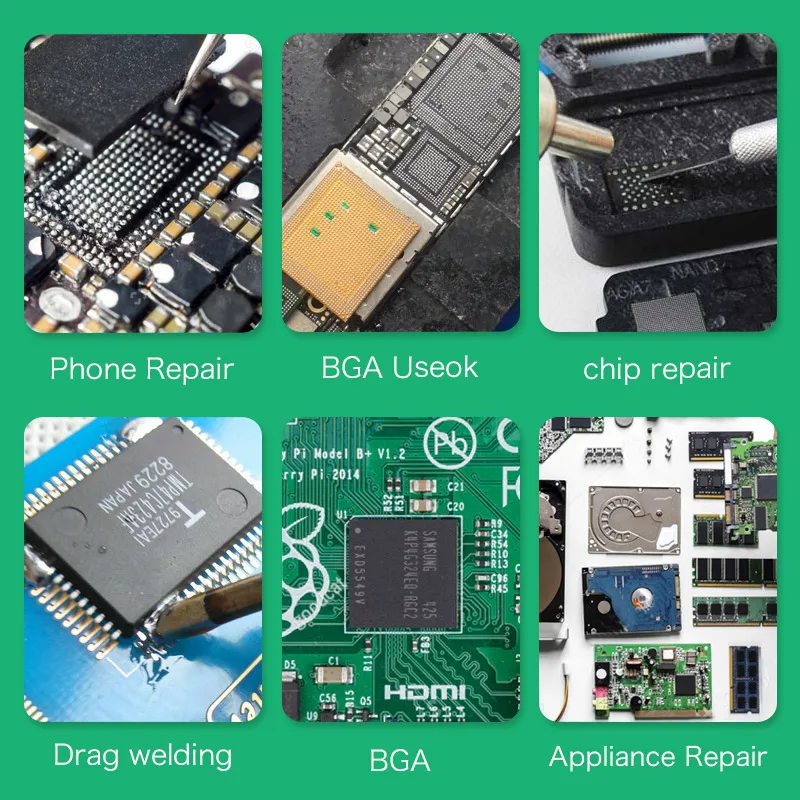 Фото Паста KELLYSHUN BGA PCB 100% оригинальная паяльная паста для сварки усовершенствованная масляная флюсовая смазка 10 куб. См паяльная Оловянная ремонтная паста №3