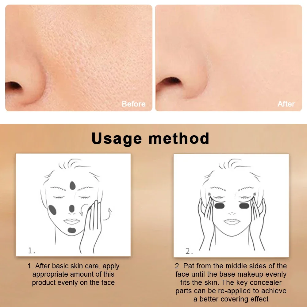 1PC Liquid Foundation Full Concealer Waterproof Base Brighten Whitening Cover Dark Circles Matte Face Foundation Makeup Cosmetic liquid foundation makeup cosmetics waterproof foundation