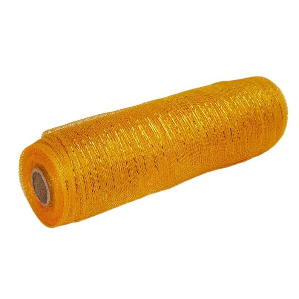 

Multi Color Christmas Deco Mesh Made of Polypropylene Plastic Weather Resistant Ideal for Craft and Home Decor