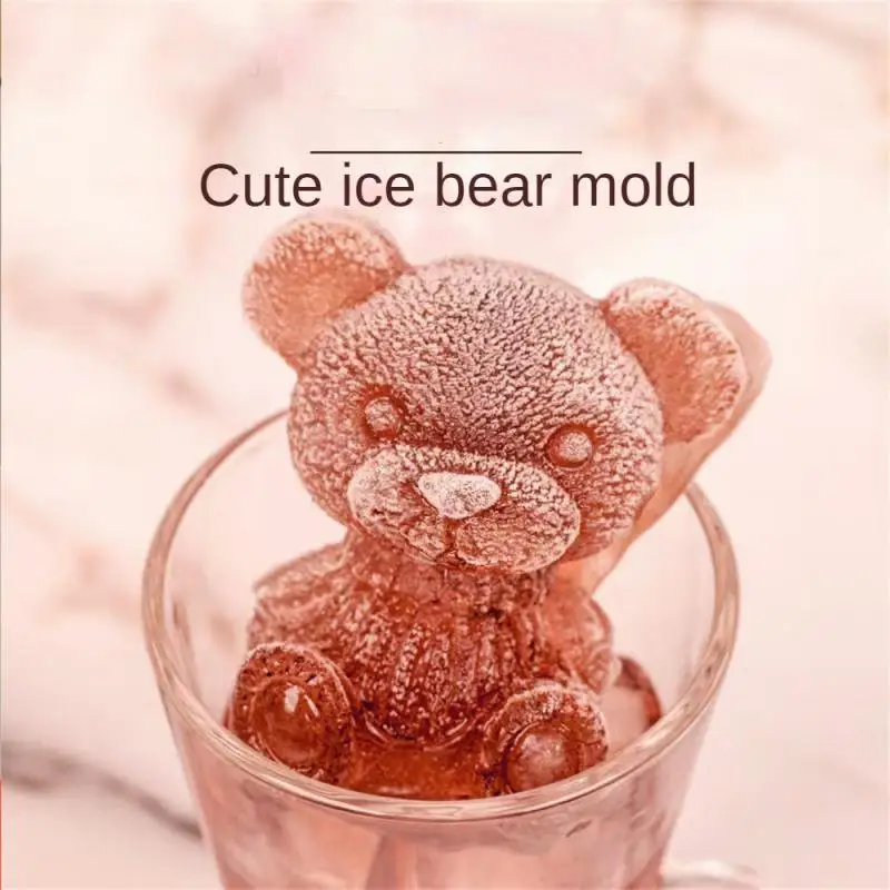 1PC Bear Ice Molds, Cute Bear Ice Cube, Creative Bear Ice Molds
