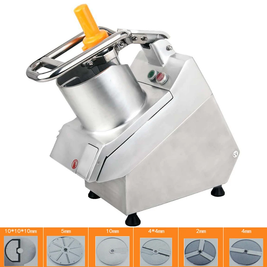 

VC65MS Electric Vegetable Cutter Commercial Fruit Vegetable Slicer Shredding Machine Multi-Function Vegetable Cutter 220/110V