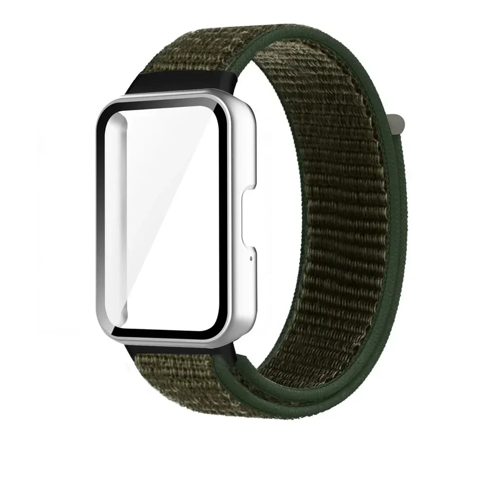 Premium Protector Case and Band Kit with Nylon Loop Strap and Glass Protective Shell