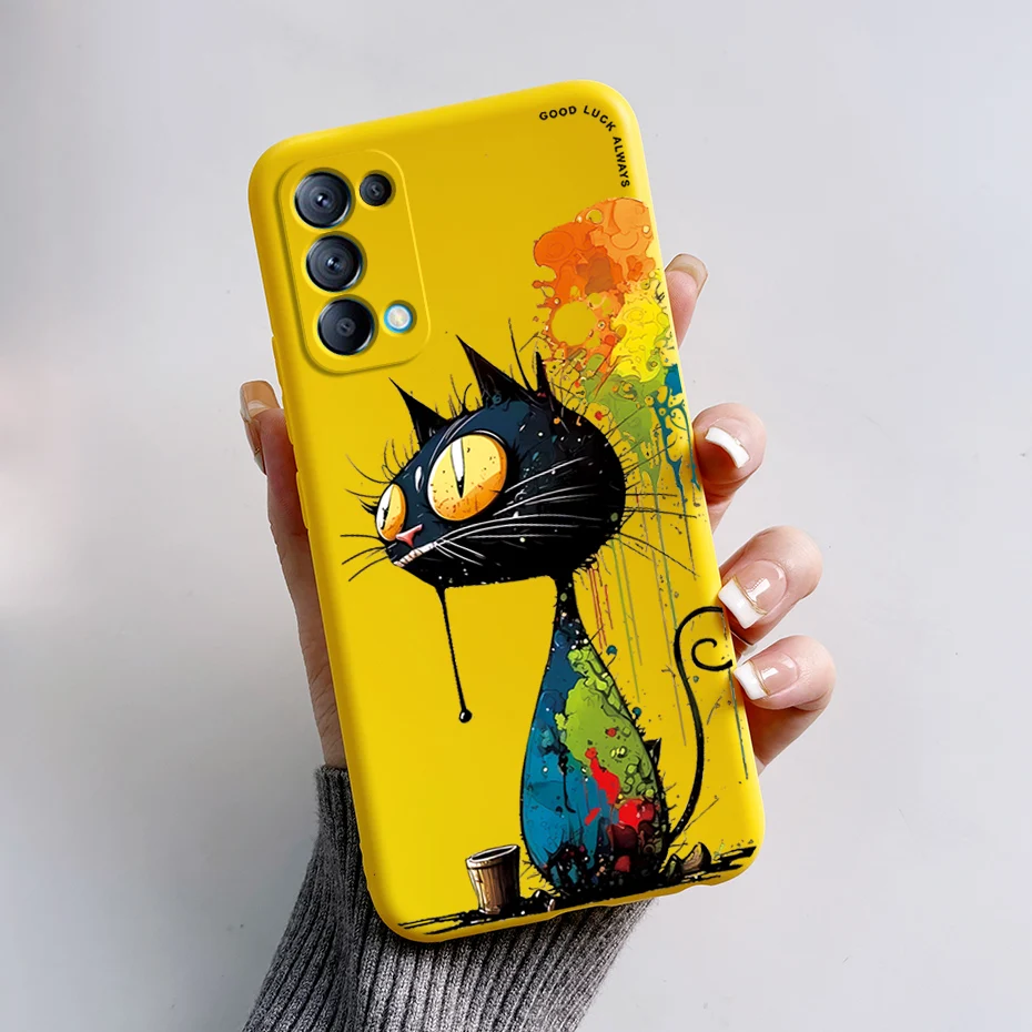 Cute Bear Cartoon Frog Silicone Soft Cover for OPPO Reno5/Reno5 Pro 5G