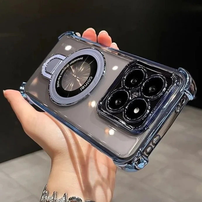 Shockproof Magnetic Bracket Phone Case with Stand Cover