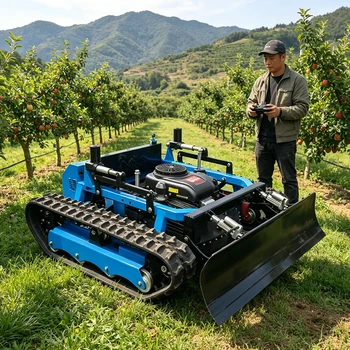 Robot Rasaerba per Grandi Aree con Sistema di Taglio Intelligente, Controllo Tramite App Mobile, Bassa Manutenzione
