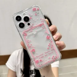 Floral Photo Card Holder Wallet Cover for Realme 9i (S20672)