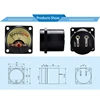 VU Level Meter TR-35 500 VU Meter Panel Mechanical Pointer Type Audio Level Meter White LED 2.8-3.8V 20MA 2