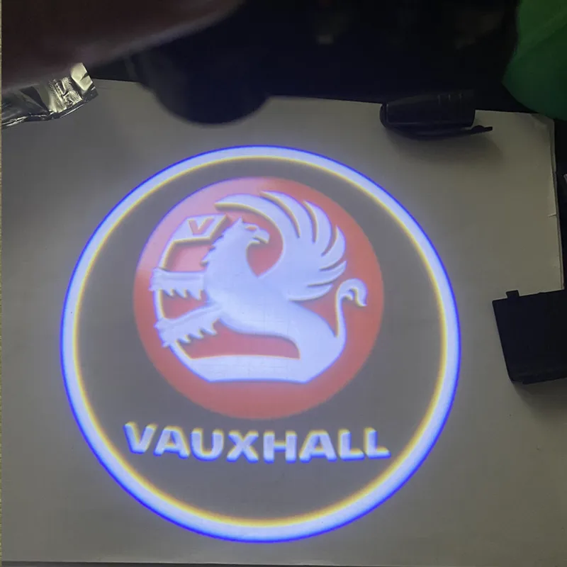2Pcs Universal Wireless Led Car Door Welcome Logo Light Per Vauxhall Opel Corsa D Astra G Gtc J H Vectra Zafira Accessori Per Auto
