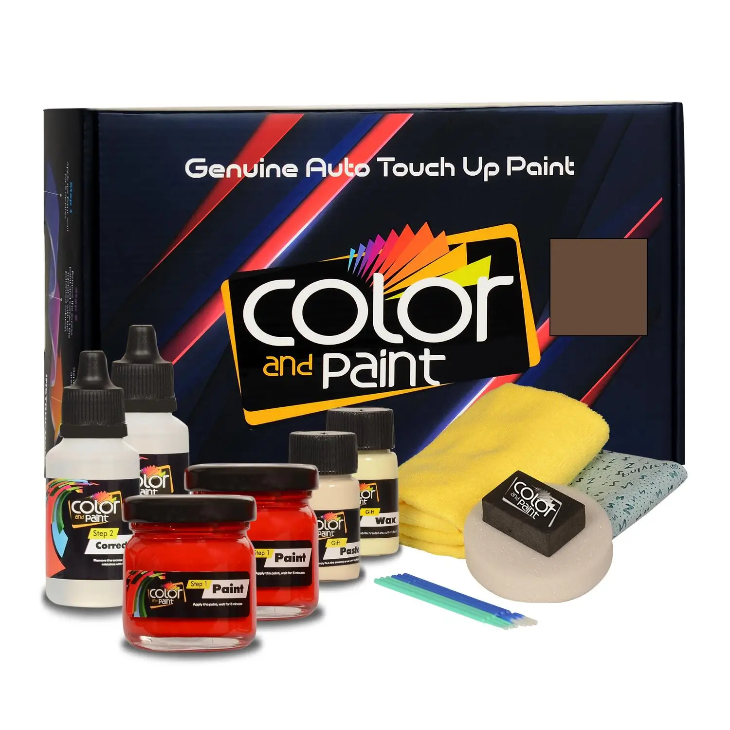 

Color and Paint compatible with Ford Europe Automotive Touch Up Paint - COPPER RED PEARL MET - BST - Basic care