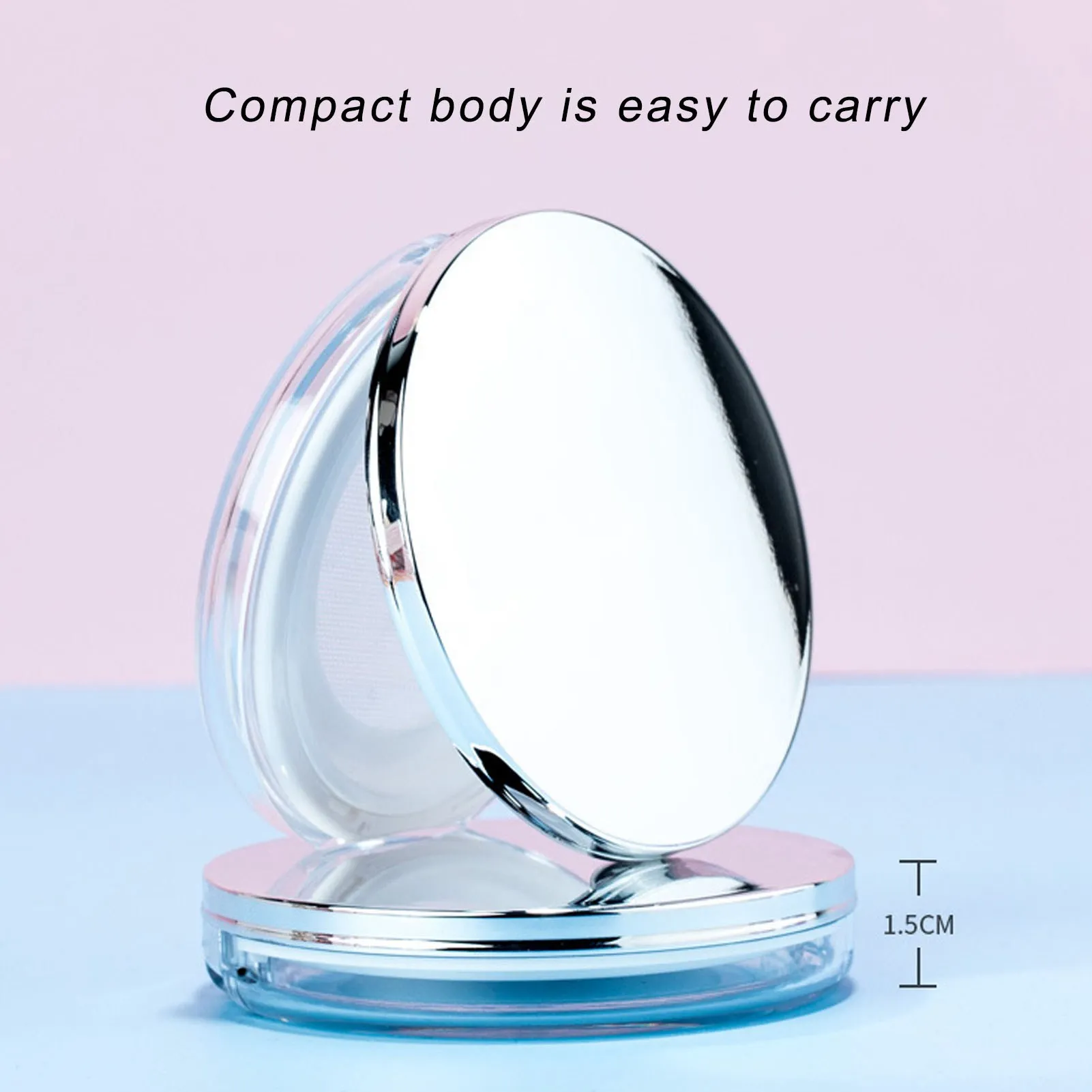 3g Empty Refillable Loose Powder Box Portable Makeup Setting Powder Blush Case Container with Powder Puff Setting Powder Case