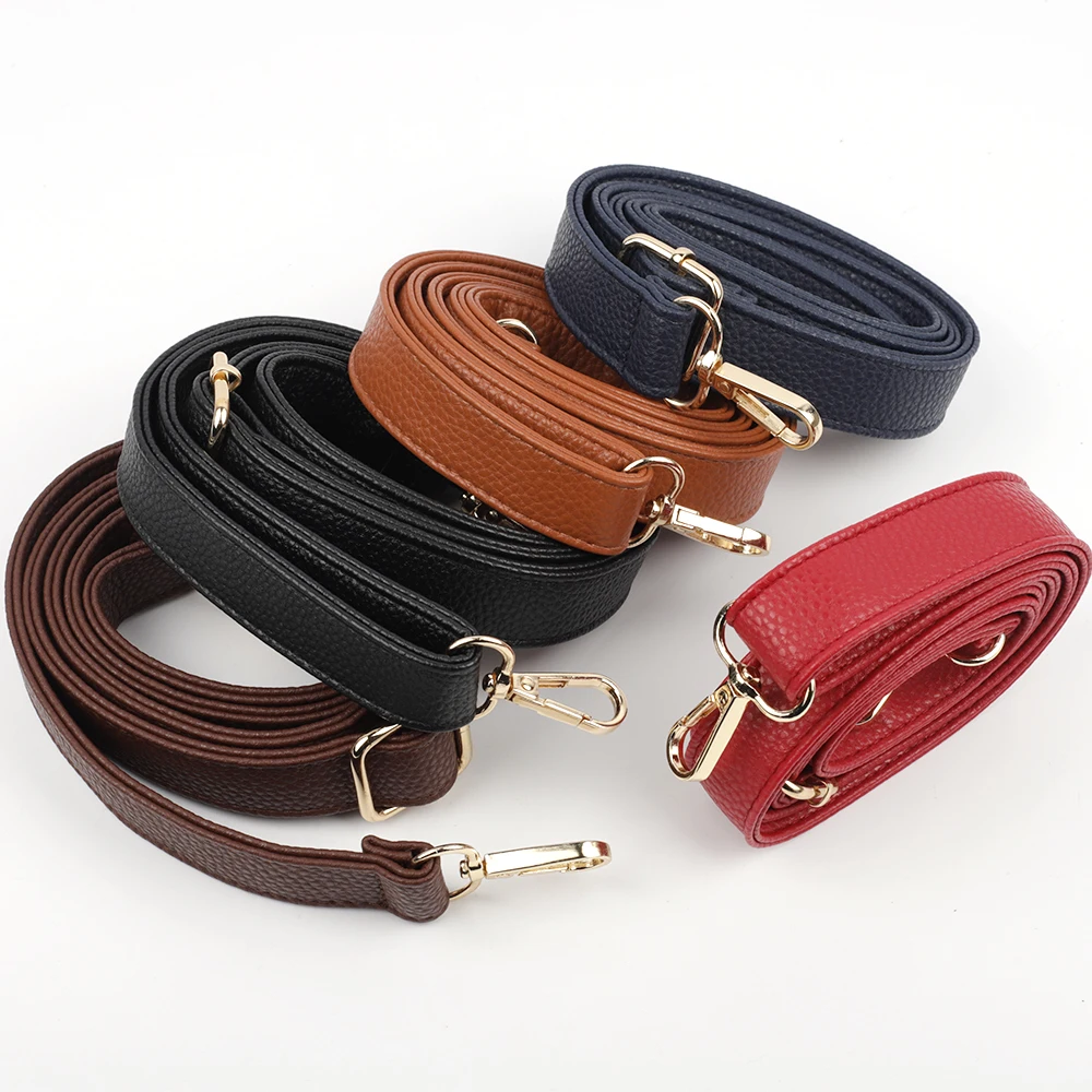 70-132cm Bag Straps Shoulder Belts Belts Leather Adjustable Handle Shoulder Straps Replacement Girls Bag Accessories 2.5CM Width