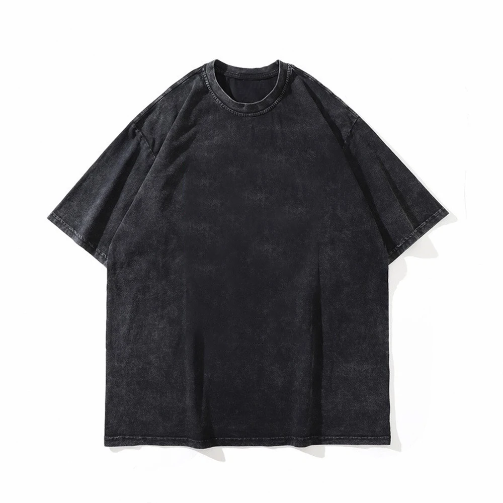 

2023 Hot Men Women Hip Hop Vintage Washed T-Shirts 90S Harajuku Tops Clothes