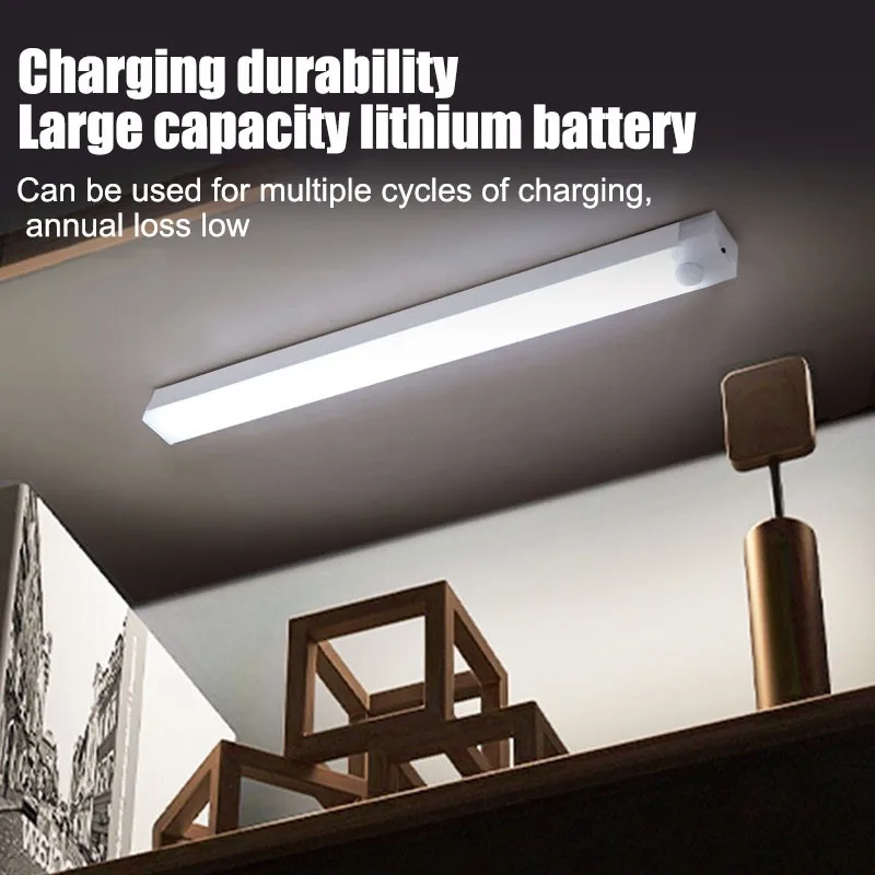 Description Picture 3 of itemUnder Cabinet Lights USB Rechargeable Kitchen Cupboard Night Light Under Counter Closet Lighting Motion Detector Night Light