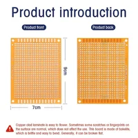 5/10pcs PCB Single Sided Yellow Circuit Board 5x7cm 7x9cm 9x15cm Bread Board Protoboard Universal Printed Circuit Boards DIY Set - Image 3