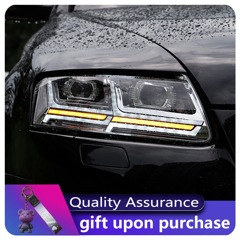 

New Style For Audi A6 Headlights 2005-2011 A6 C5 C6 LED Headlight Dynamic Signal