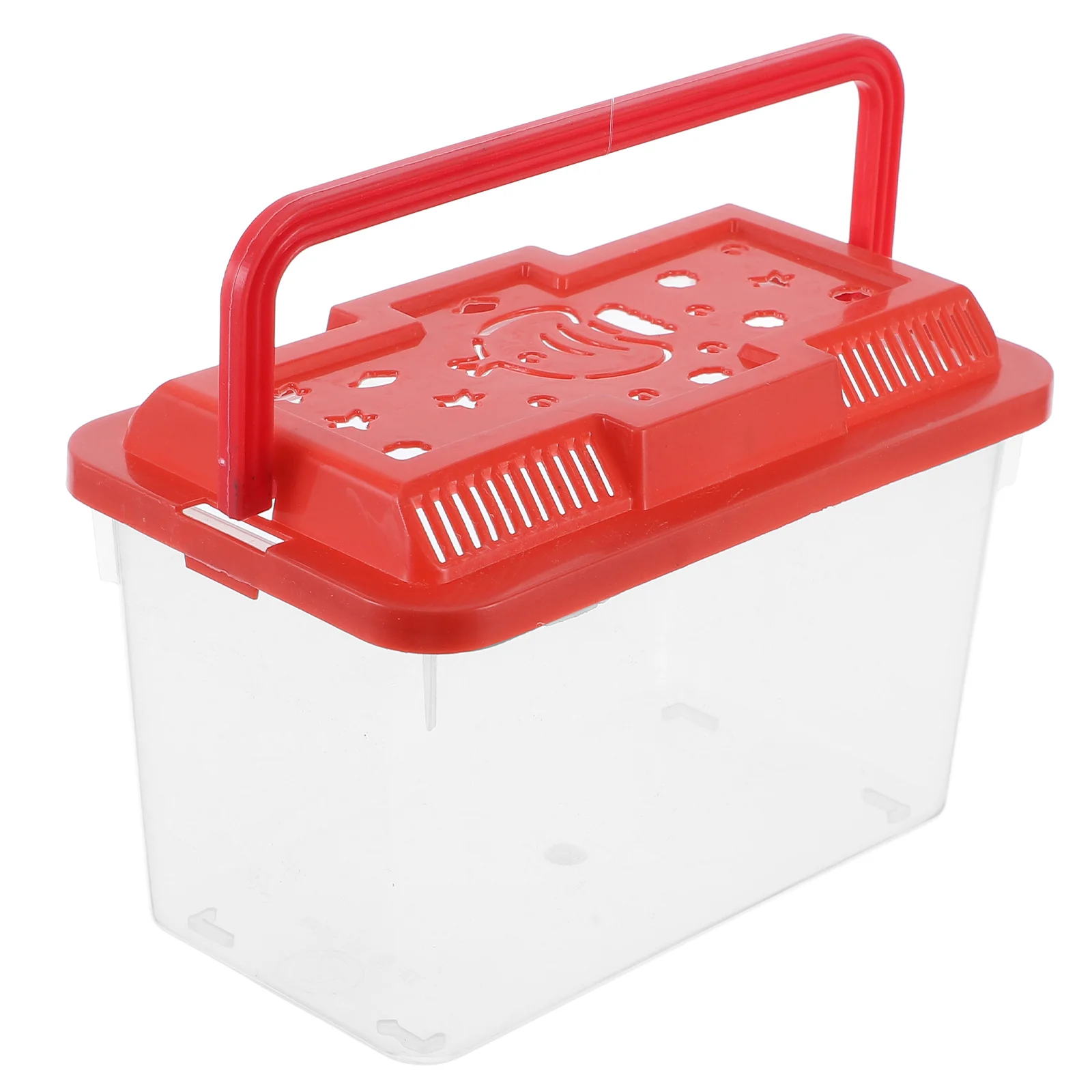 Pet Transport Box Reptile Enclosure Animal Turtle Carrier Goldfish Bowl Abs Travel Tank