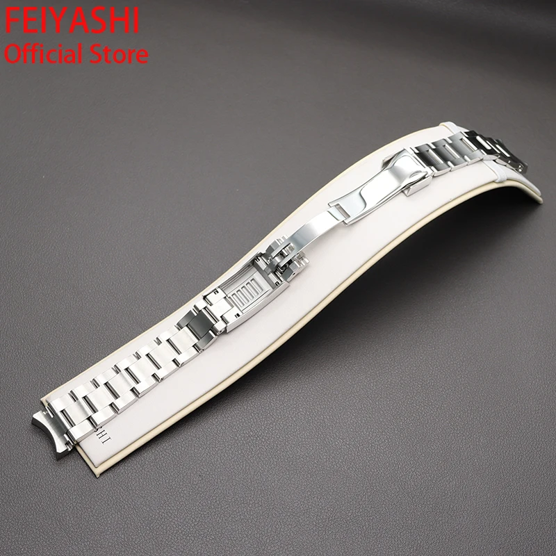 20mm Bracelet 316L Stainless Steel Men's Watch Strap Watchband Parts Wristband For Daytona Oyster Perpetual Submariner 40mm Case