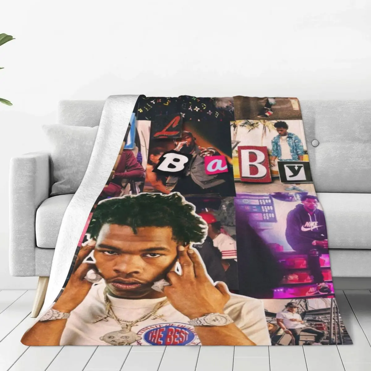 Cobertores De Là Coral Super Macios Para Cama E Sofà, Colcha Fina, Rapper De Bebé, Cantora De Hip Hop, Verao