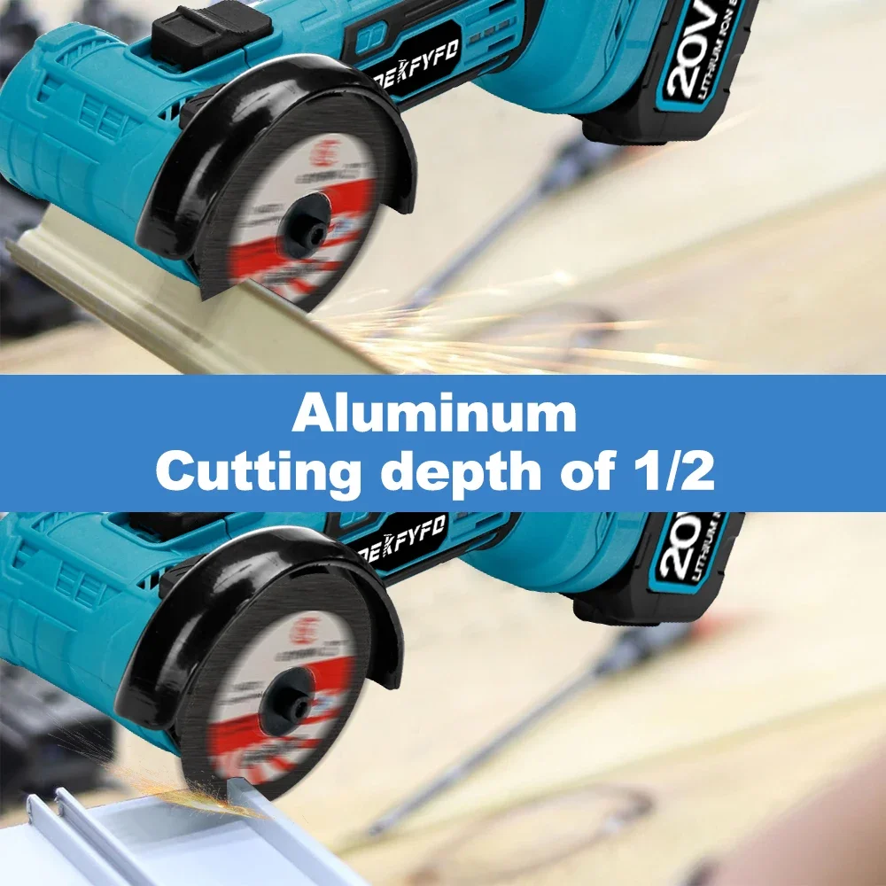 Brushless Mini 3inch Electric Angle Grinder Rechargeable 180&deg; Rotation Polishing Machine For 18V Makita Battery