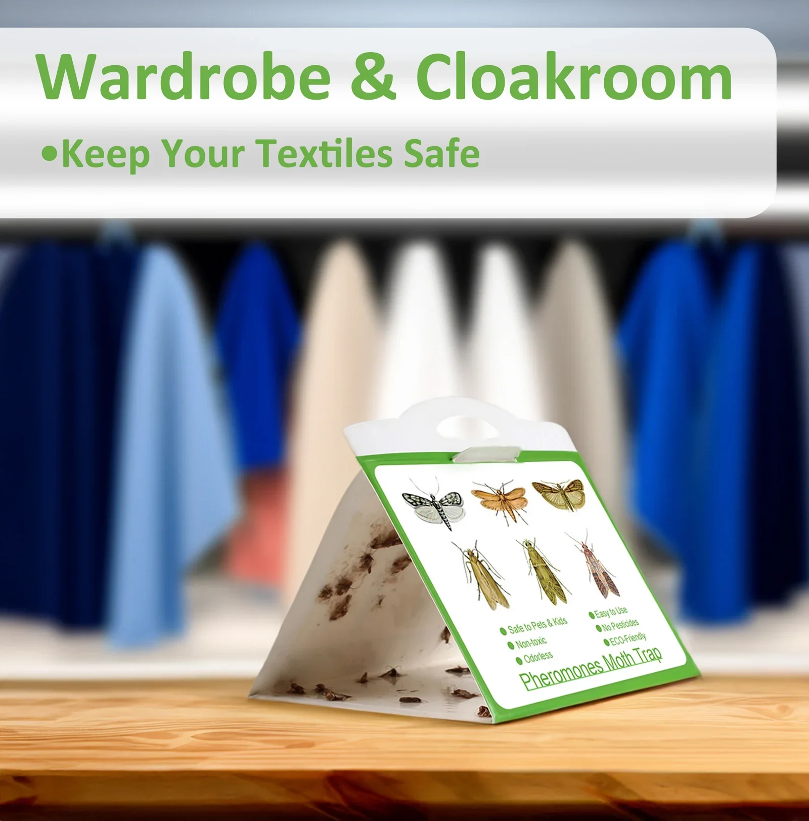Moth trap Pantry clothes kitchen food Indian Moth sticker killer Sticky glue pheromone for home restaurant pest control