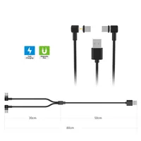 VR Magnetic Charging Cable For PS VR2 Controller Fast Charger Line 2 In 1 USB To Type C Elbow Cables for  PS5/PSVR2 Accessories - Image 6