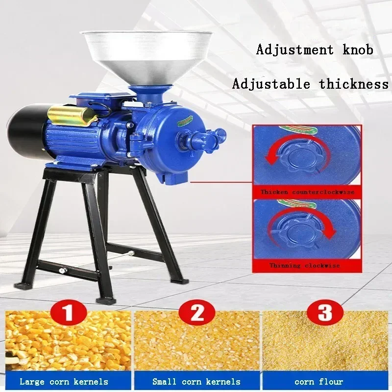 Electric Grinding Machine Grain Spice Corn Crusher Household Wet